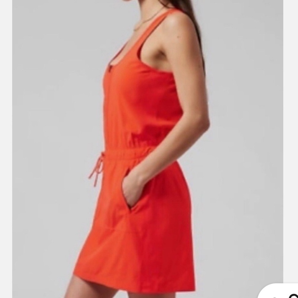 ATHLETA Savannah Dress Orange Size Small
